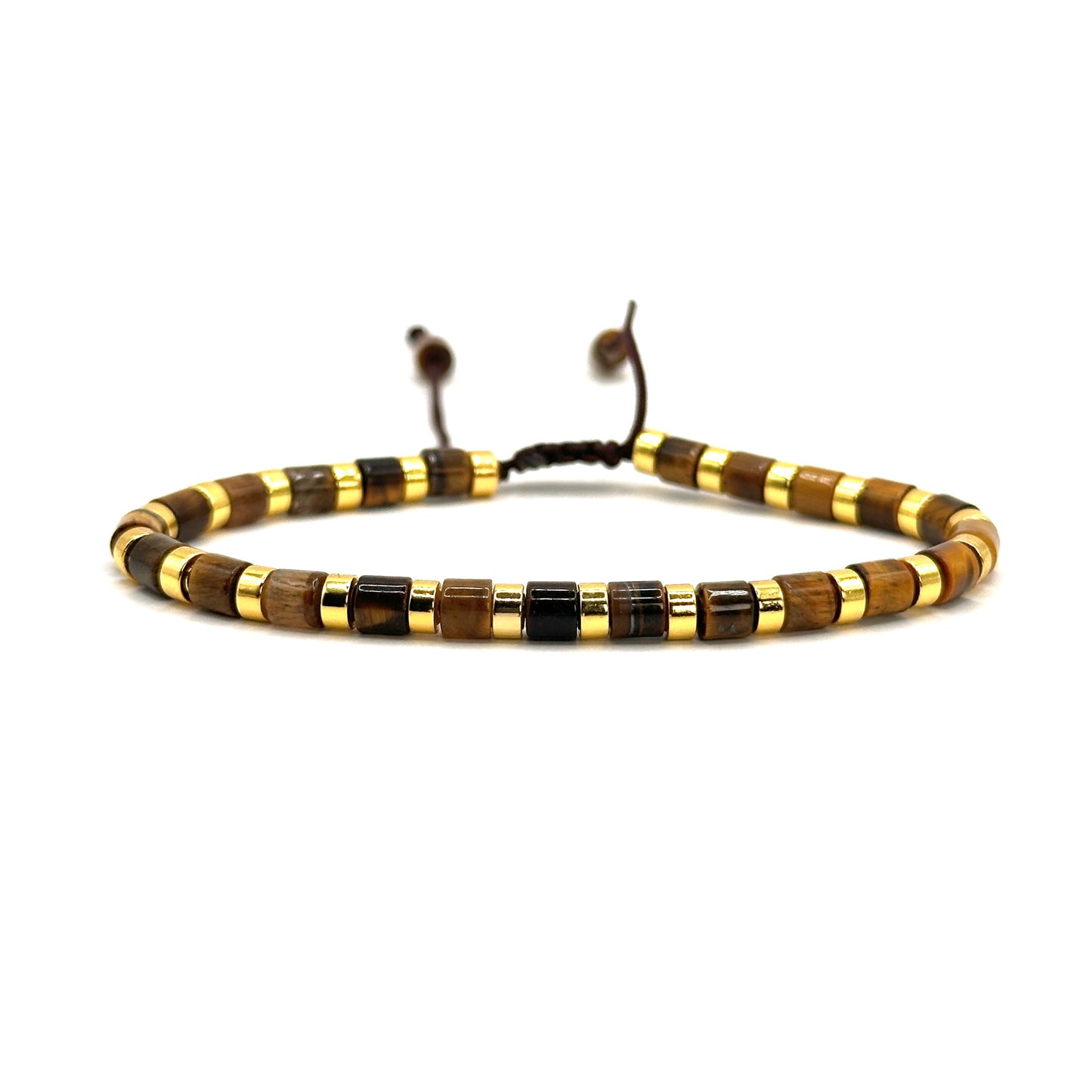 Pulsera ajustable - Ojo de tigre (PAJOT002)