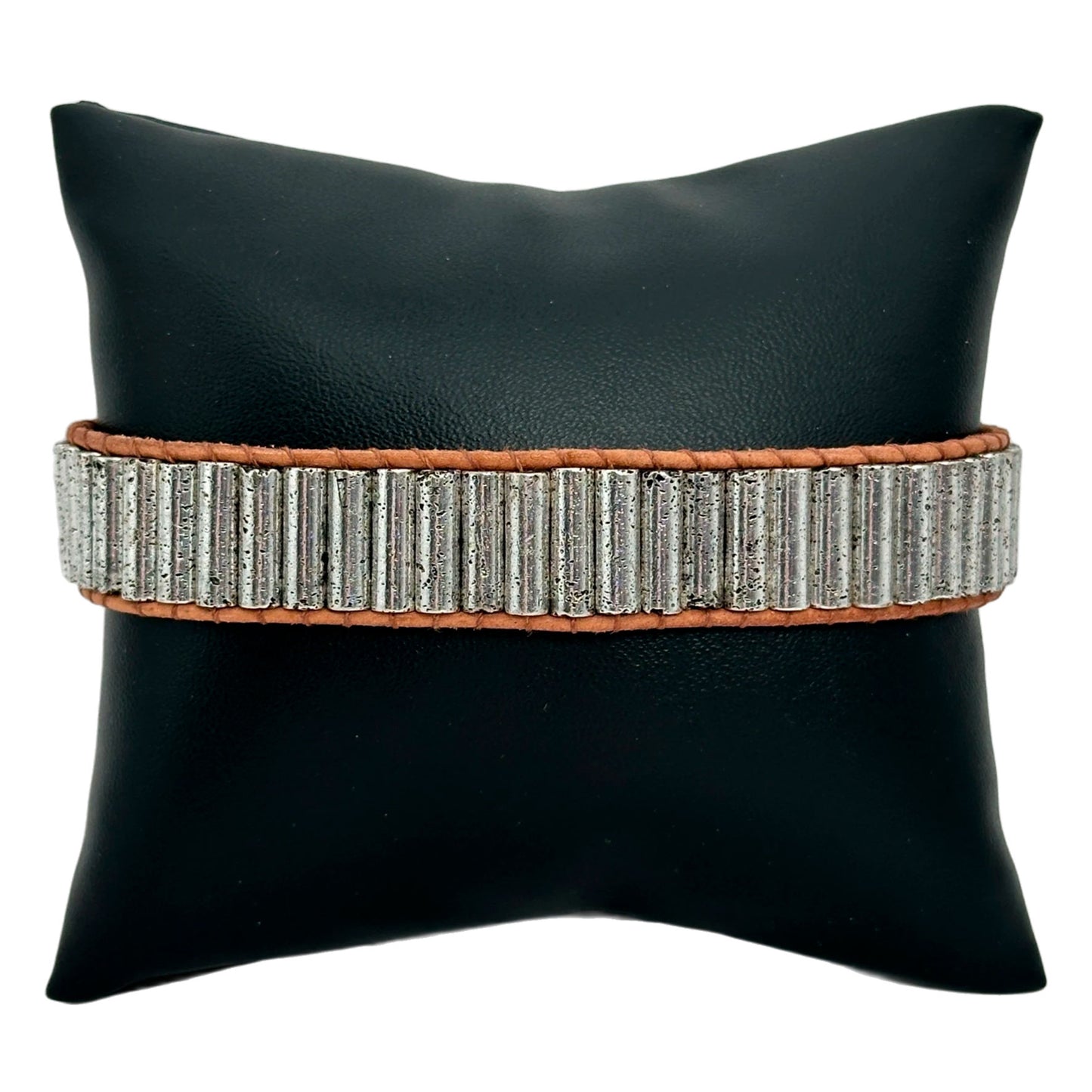 Pulsera de broche - Piedra volcánica (PCAB-005B)