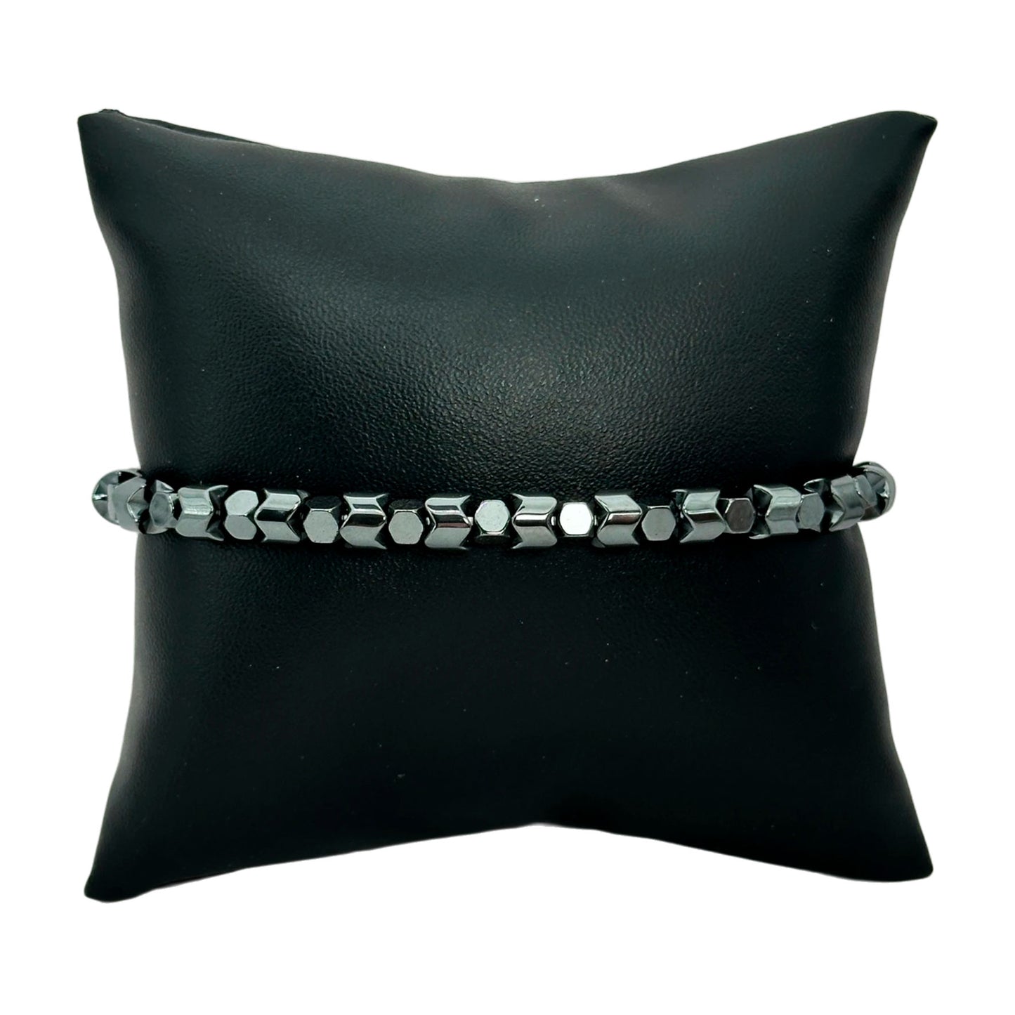 Pulsera elástico - Hematita (PCAB-084)