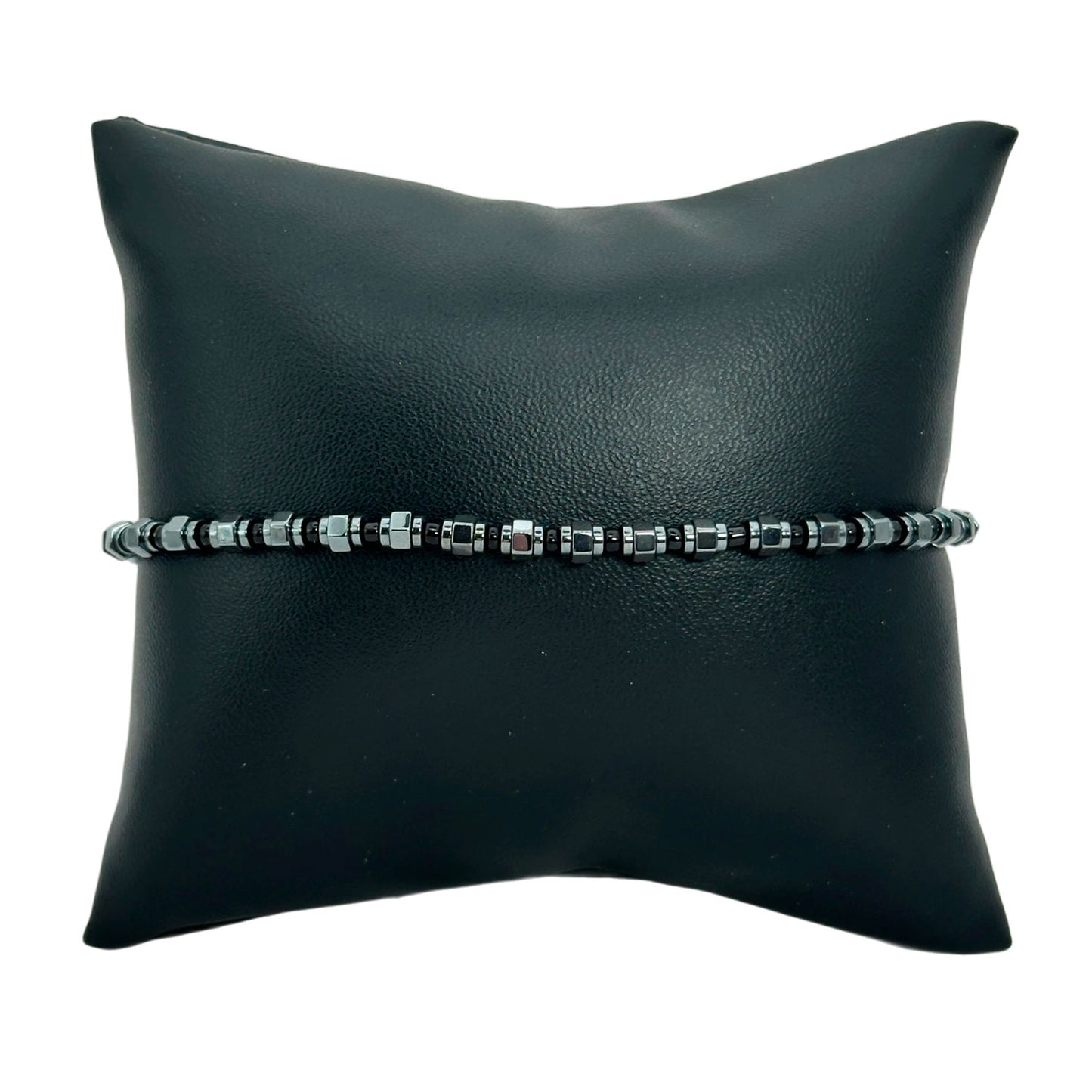 Pulsera hilo ajustable - Hematita (PCAB-103)