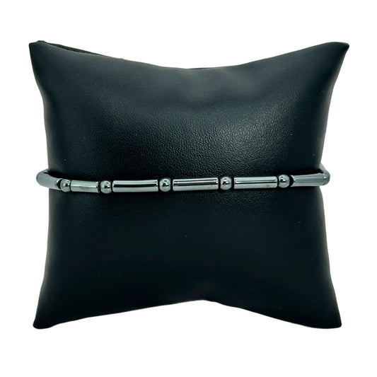 Pulsera hilo ajustable - Hematita (PCAB-104)