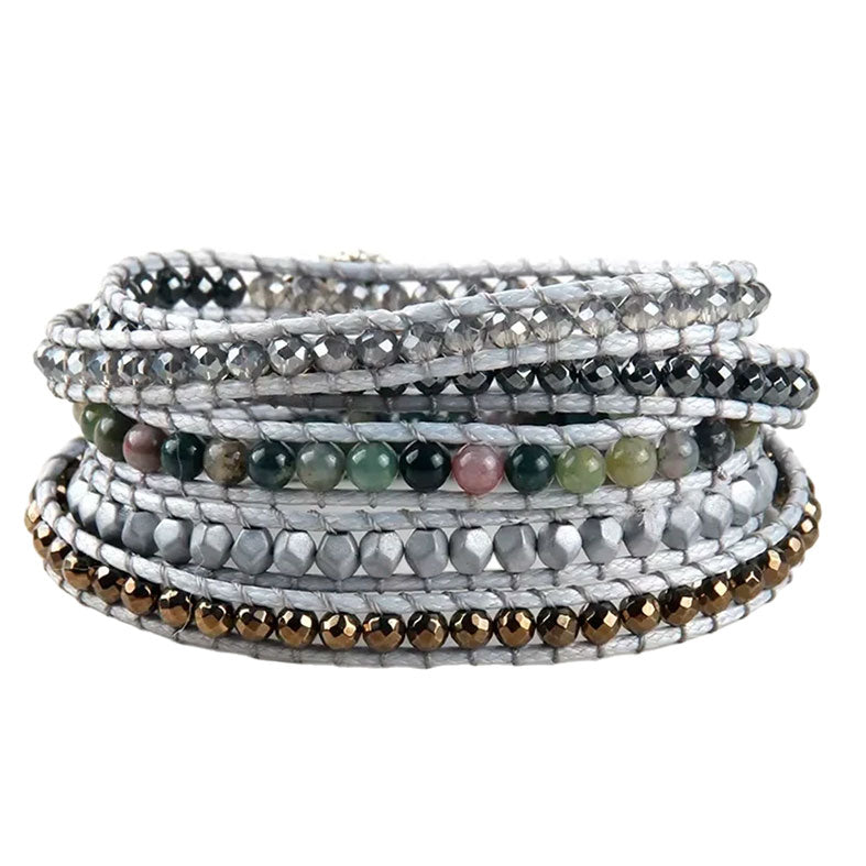 Pulsera Enrrollable Piedra - AGATA (PEAG1139)