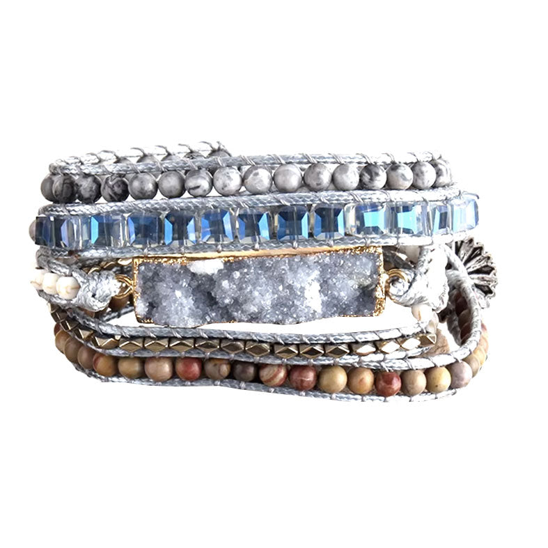 Pulsera Enrrollable Piedra - Cuarzo (PECU1142)