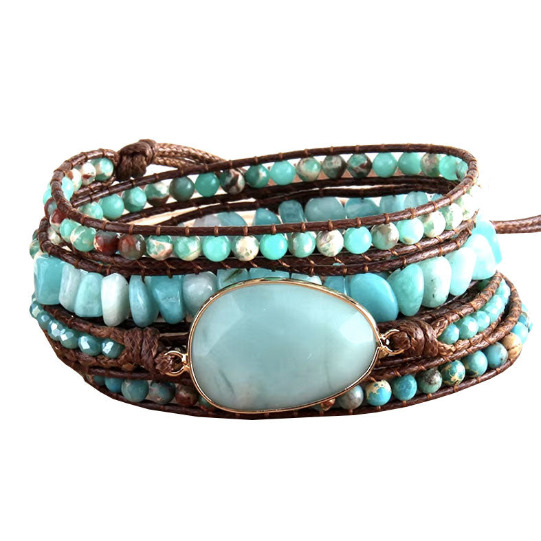 Pulsera Enrrollable Piedra - Turquesa (PETU1134)