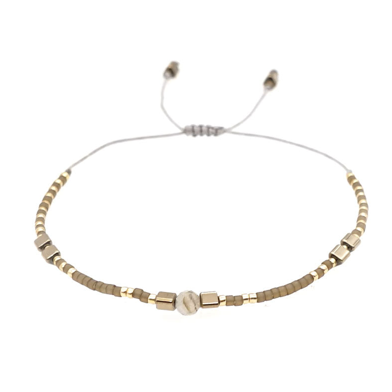 Pulsera Miyuki - Piedra Labradorita (PMPLA1033)