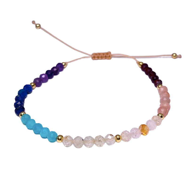 Pulsera Piedra - Cuarzo Chakra (PPCH1051)
