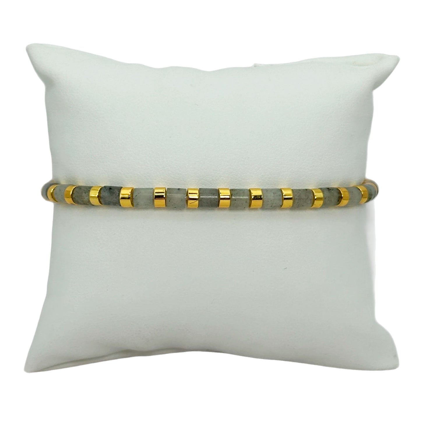 Pulsera elástica - Labradorita (PPNAT-020)