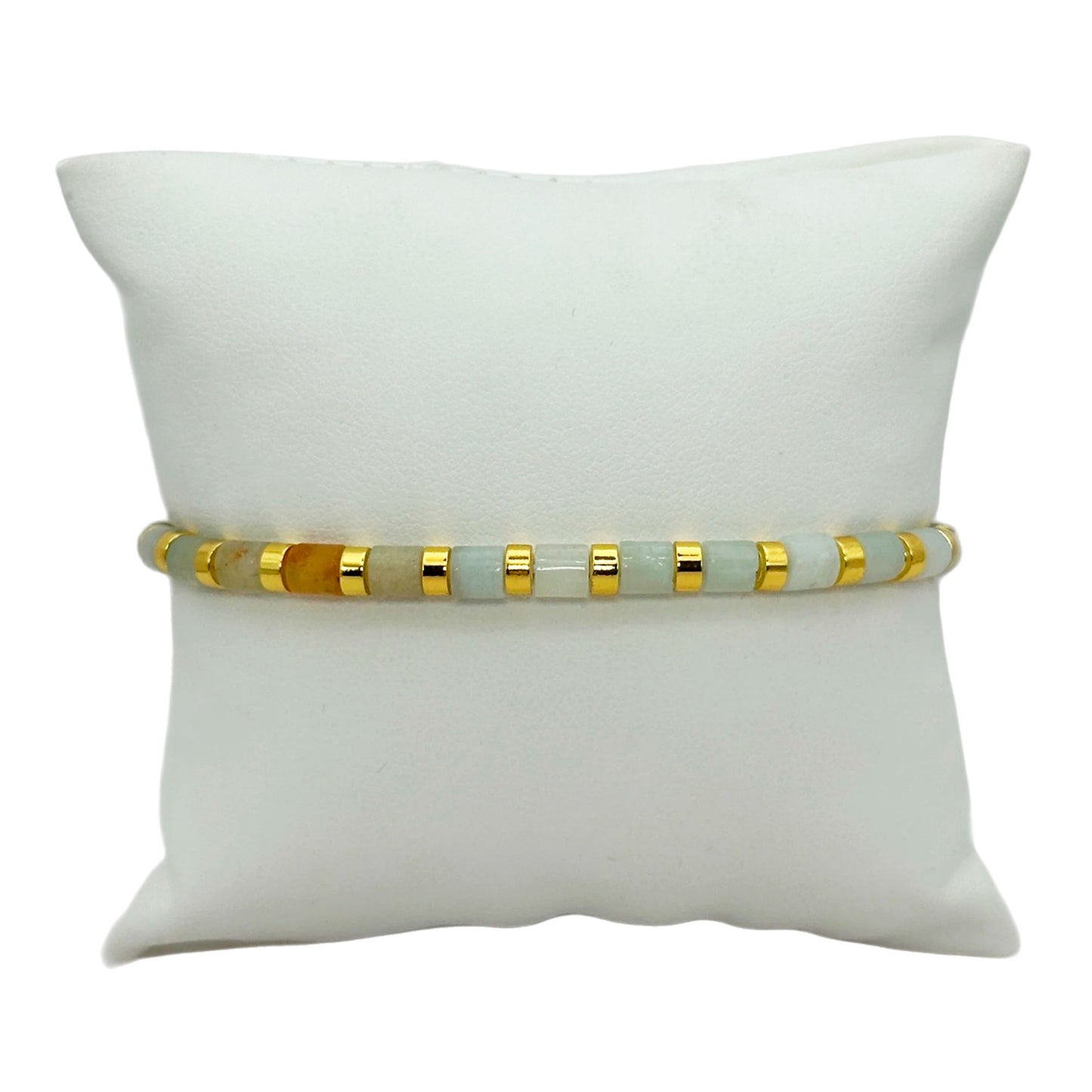 Pulsera elástica - Amazonita (PPNAT-032)
