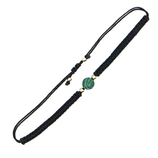 Pulsera Hom Piedra - Malaquita (PUHMMA6009)