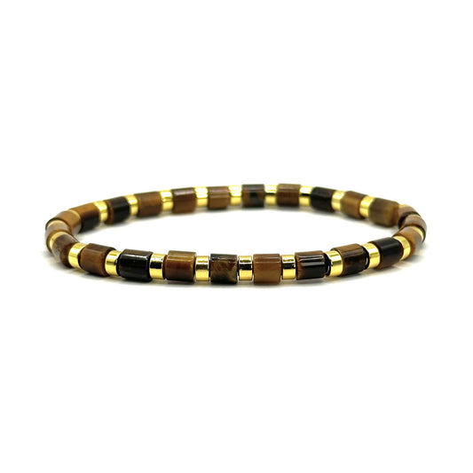 Pulsera elástica - Ojo de tigre (PPNOT-078)