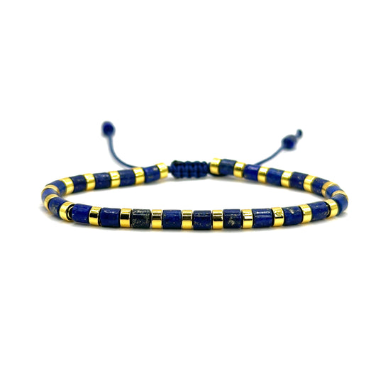 Pulsera ajustable - Jaspe Marino (PAJJM010)