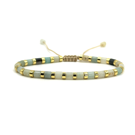 Pulsera ajustable - Amazonita (PAJAM004)