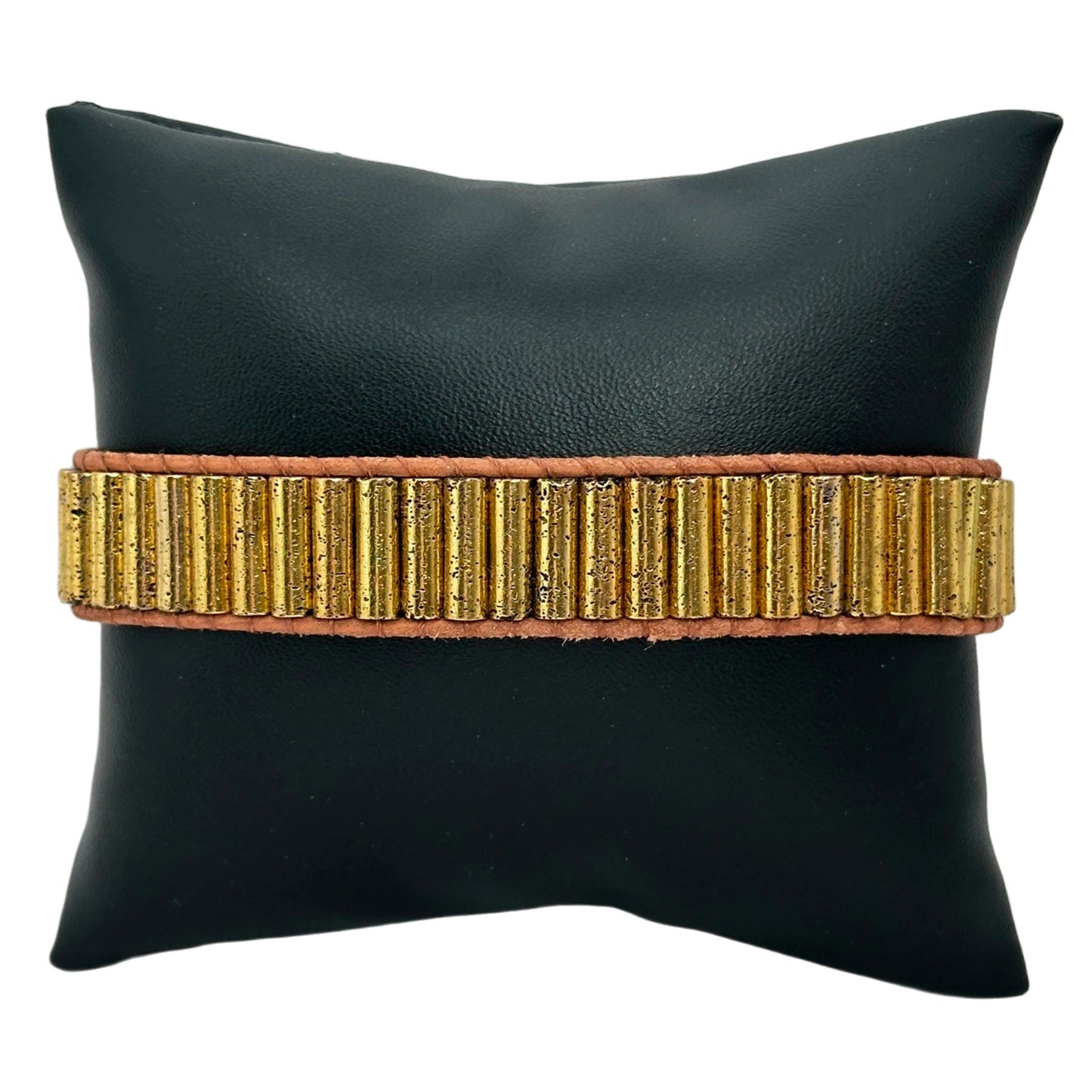 Pulsera de broche - Piedra Volcánica (PCAB-007D)