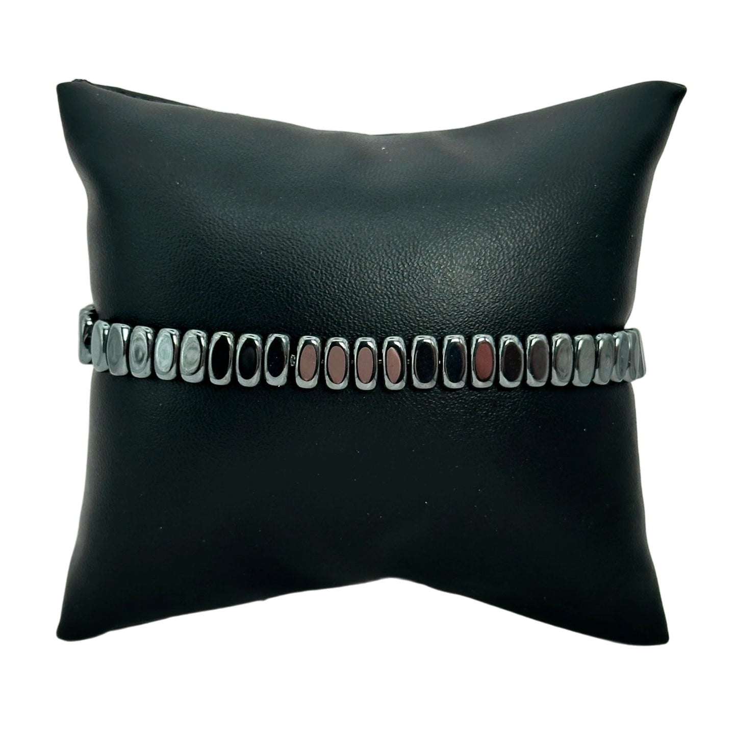 Pulsera elástico - Hematita (PCAB-086)