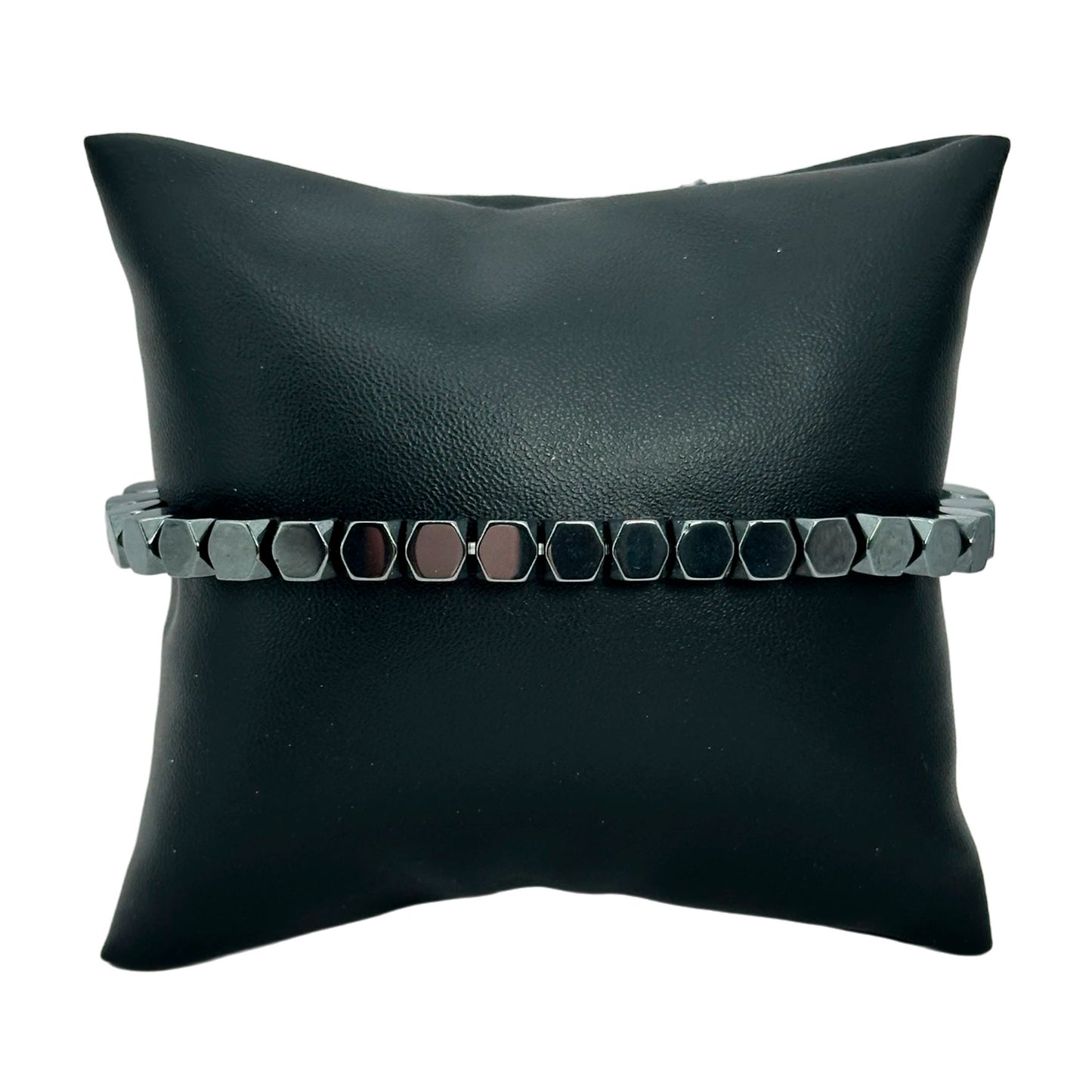 Pulsera elástico - Hematita (PCAB-087)