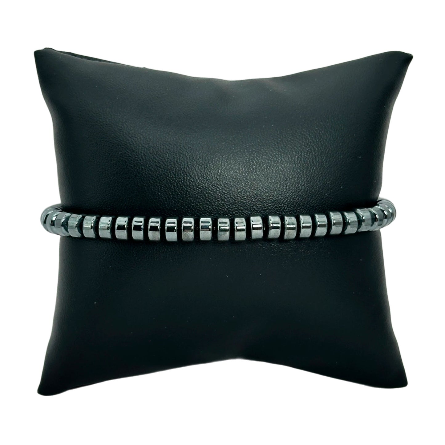 Pulsera elástico - Hematita (PCAB-089)