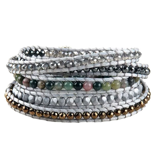 Pulsera Enrrollable Piedra - AGATA (PEAG1139)