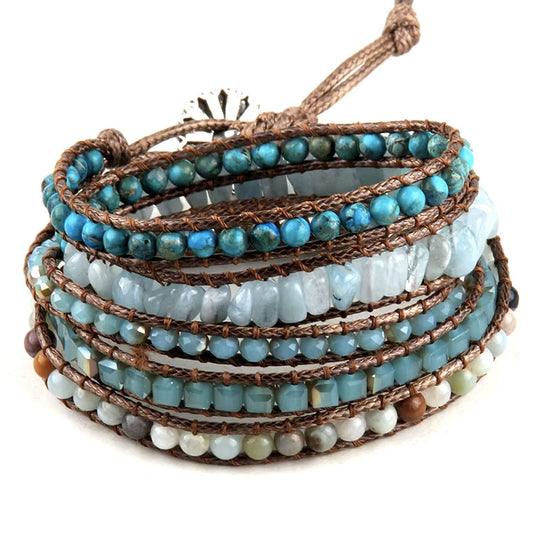 Pulsera Enrrollable Piedra - Aventurina (PEAV1105)