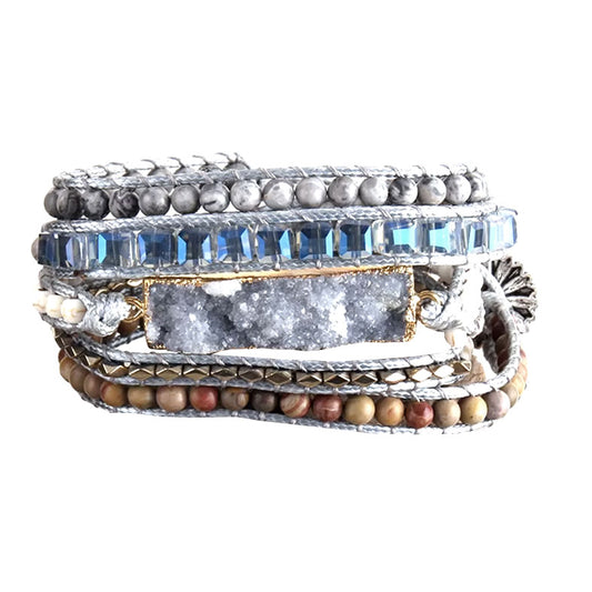 Pulsera Enrrollable Piedra - Cuarzo (PECU1142)