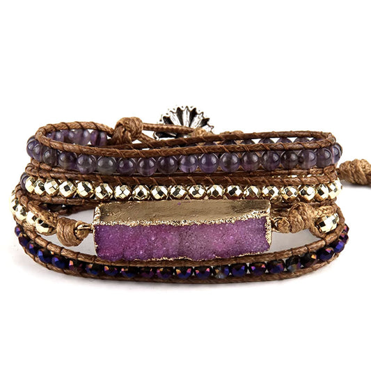 Pulsera Enrrollable Piedra - Cuarzo (PECU1143)
