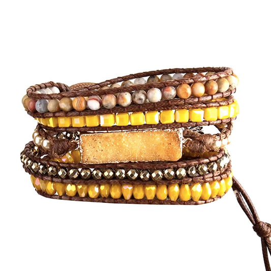 Pulsera Enrrollable Piedra - Cuarzo (PECU1144)