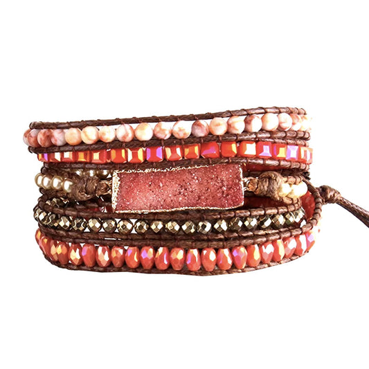 Pulsera Enrrollable Piedra - Cuarzo (PECU1145)
