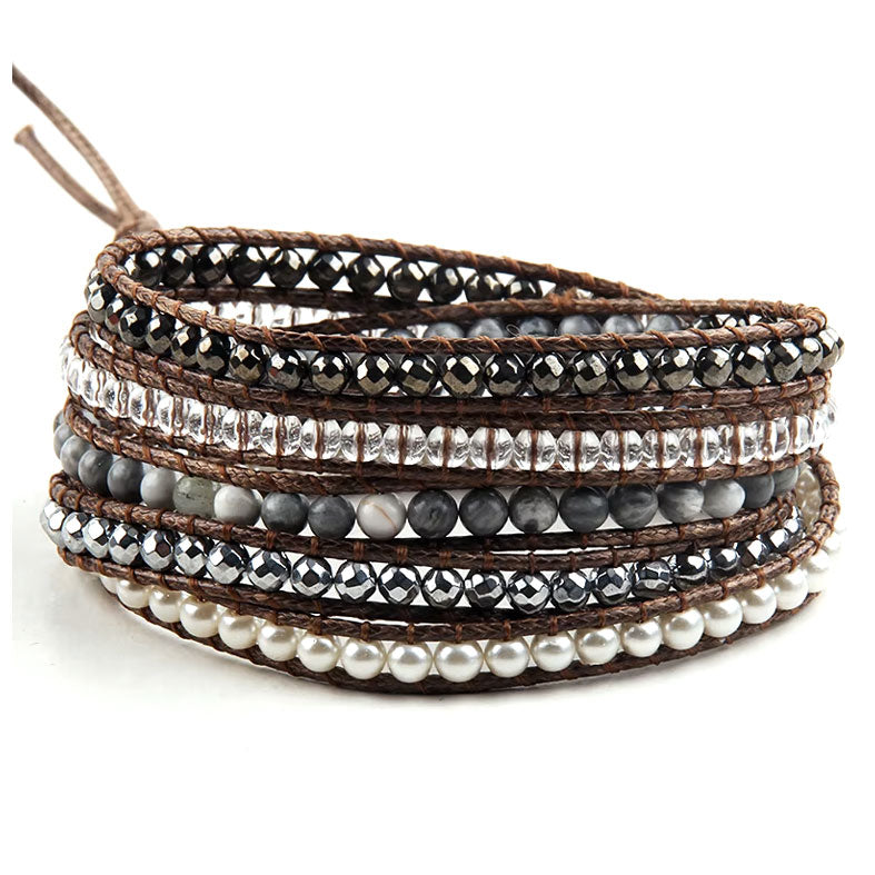 Pulsera Enrrollable Piedra - Labradorita (PELA1129)