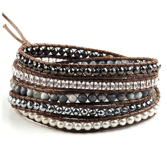 Pulsera Enrrollable Piedra - Labradorita (PELA1129)