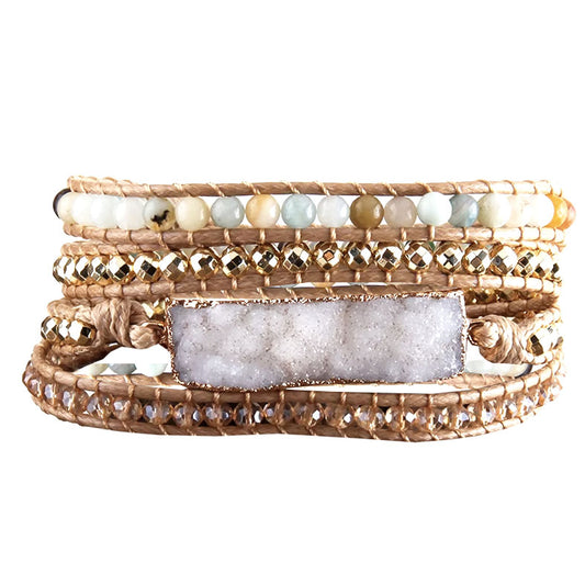 Pulsera Enrrollable Piedra - Selenita (PESE1141)