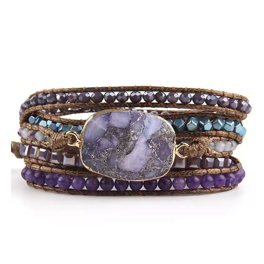 Pulsera Enrrollable Piedra - Siglita (PESI1125)