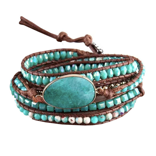 Pulsera Enrrollable Piedra - Turquesa (PETU1120)