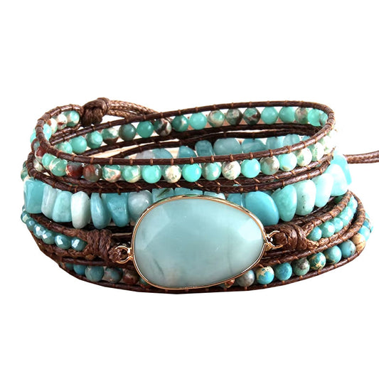 Pulsera Enrrollable Piedra - Turquesa (PETU1134)