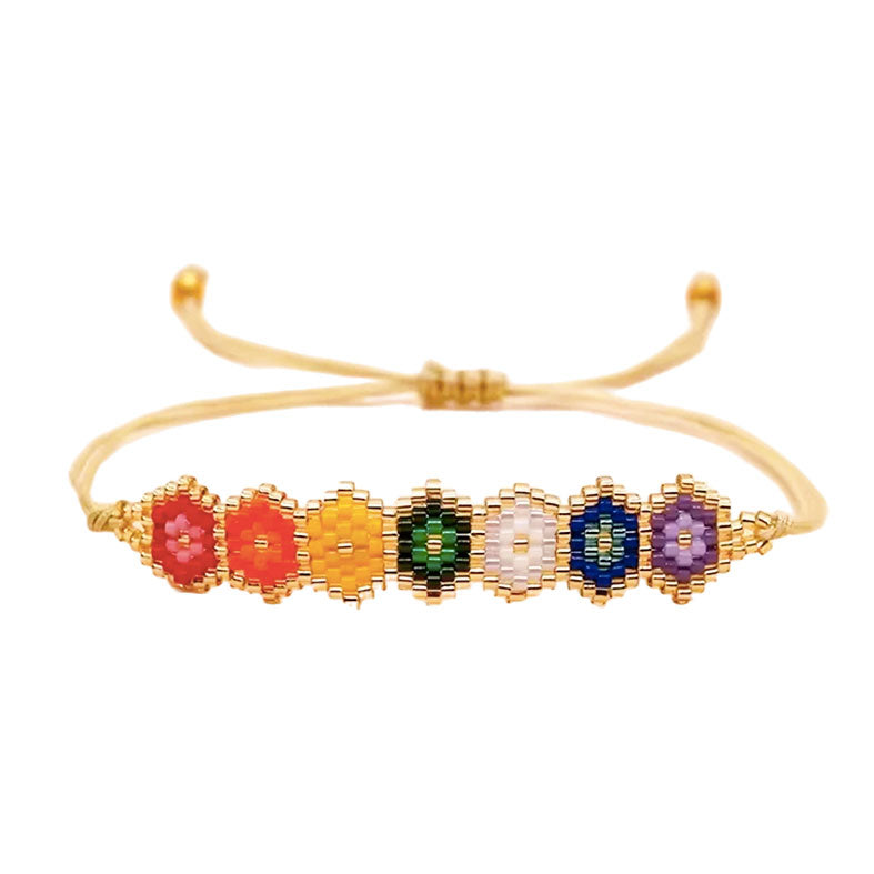 Pulsera Miyuki - Ojos Turcos Colores (PMOJC1061)