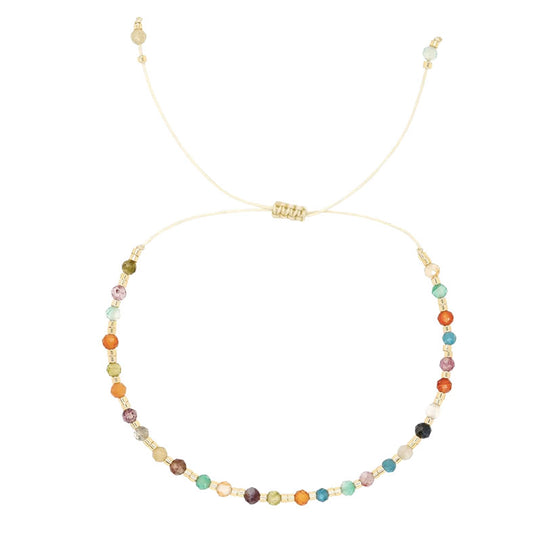 Pulsera Miyuki - Piedra Cuarzo (PMPAG1034)
