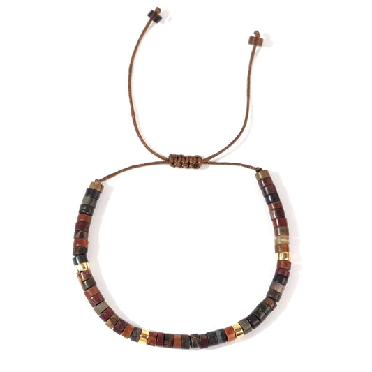 Pulsera Piedra - Unisex Jaspe (PPUNJA3001)